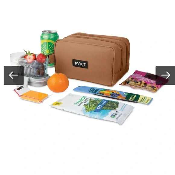 Packit - NWT Freezable Dual Compartment Snack Box - Picture 4 of 4